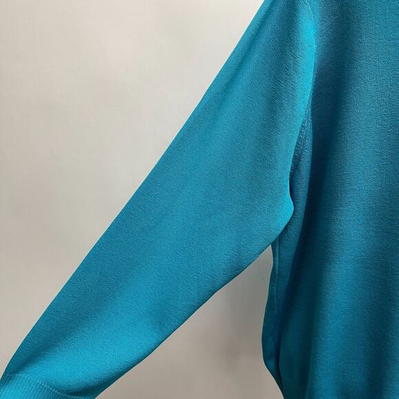 Joseph A. Women's Cardigan Knit Sweater Size 3X Blue Long Sleeve NWOT - Picture 8 of 12